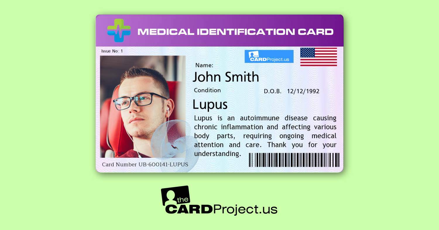 Lupus Premium Medical Card (FRONT)